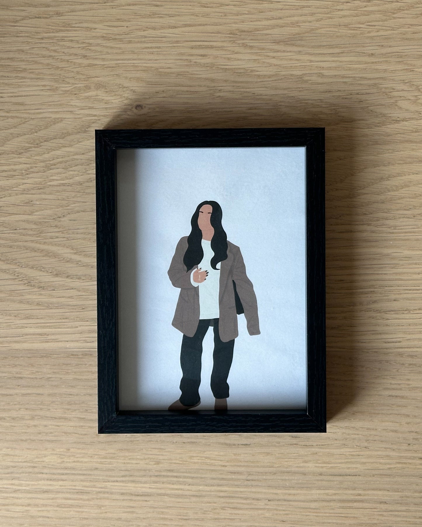 Print Oversized blazer