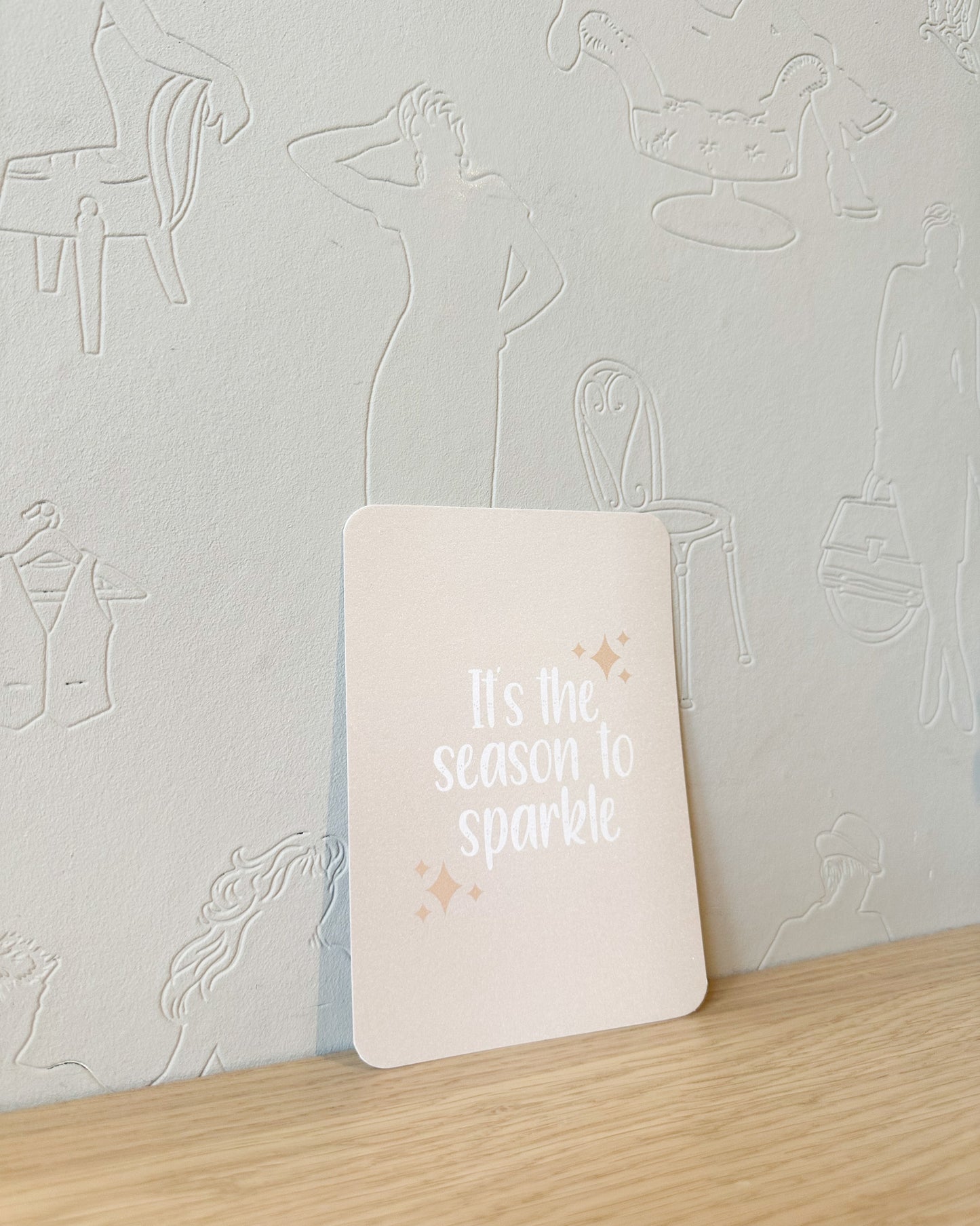 Kerstkaart It's the season to sparkle